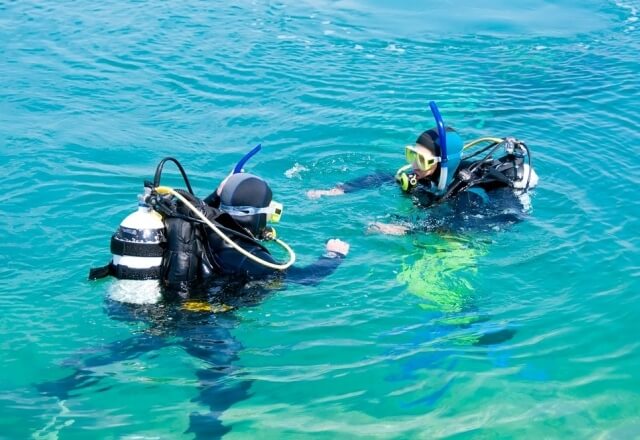Scuba Diving with instructor