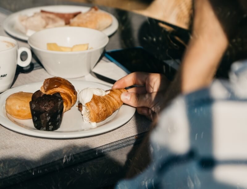 Frühstück mit Aussicht