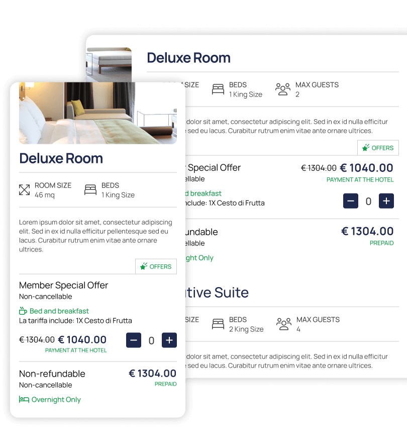 Booking Engine Immersivo