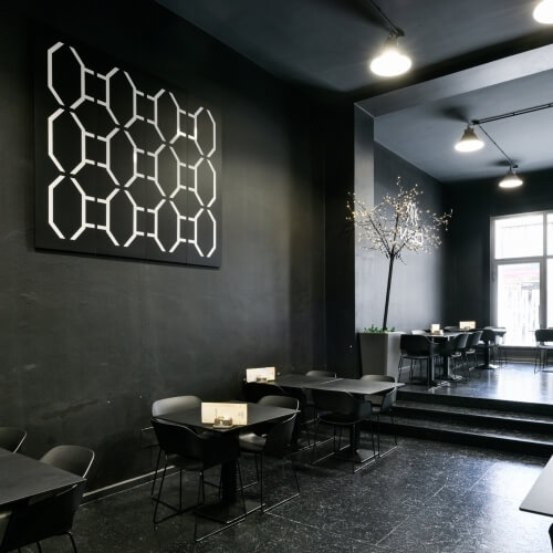 sala con tavoli kibo